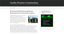 Desktop Screenshot of peterboroughconstruction.com